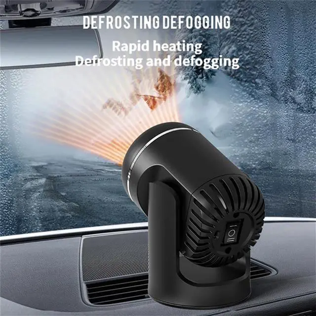 Alt view image 4 of 7 - Paiying 24V 360 Degree Rotary Electric Car Air Heater Cooling Fan Windshield Defroster Defogger