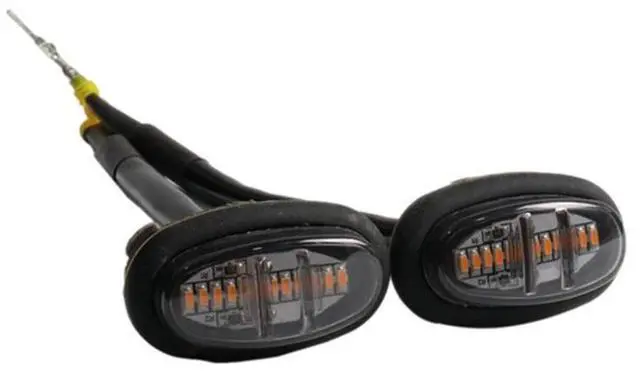 Alt view image 5 of 7 - Acaigel 3 pcs LED Grille Lights and Side Marker Lamps Decorative Lights for -F150 Raptor Grill