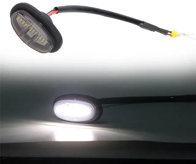Alt view image 4 of 7 - Acaigel 3 pcs LED Grille Lights and Side Marker Lamps Decorative Lights for -F150 Raptor Grill
