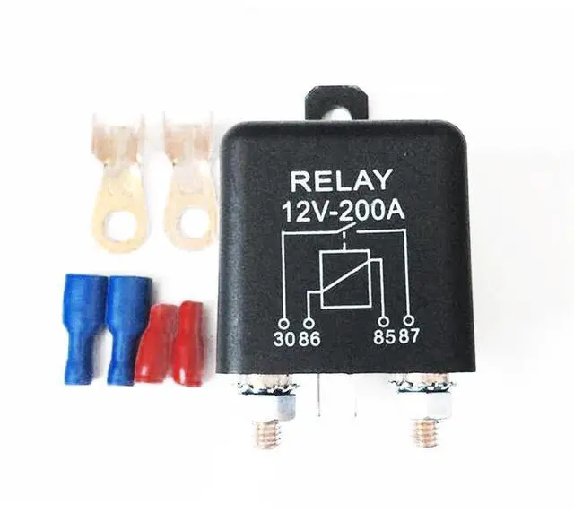 Alt view image 6 of 6 - Acaigel 12V 200A Heavy Duty Split Charge Relay w/ 2 Terminals for Car Truck Marine Boat