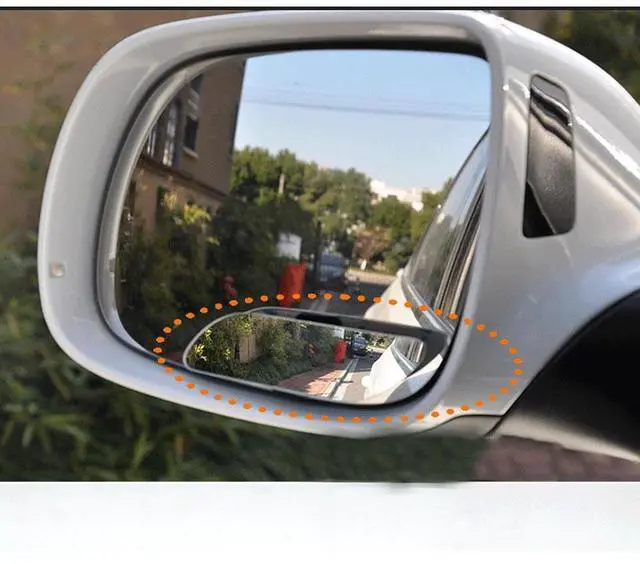 Alt view image 2 of 7 - Acaigel 2PCS Car Blind Spot Mirror 360 Degree Wide Angle Convex Rear Side View Mirror