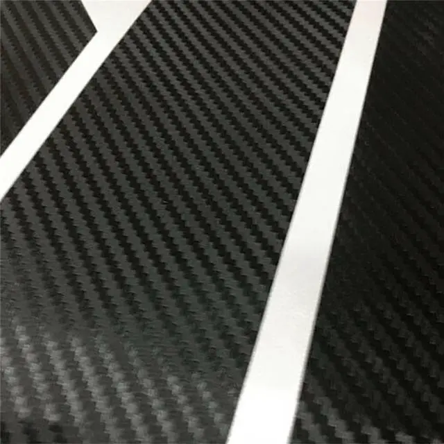 Alt view image 5 of 7 - Acaigel Sedan Carbon Fiber Look Front Bumper Grille Delete Trim Sticker Compatible for Accord