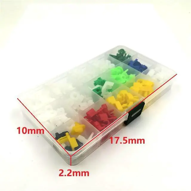 Alt view image 5 of 6 - Acaigel 160Pcs Mixed  Plastic Car Door Lock Rod Cable Clip Fasteners Retainer