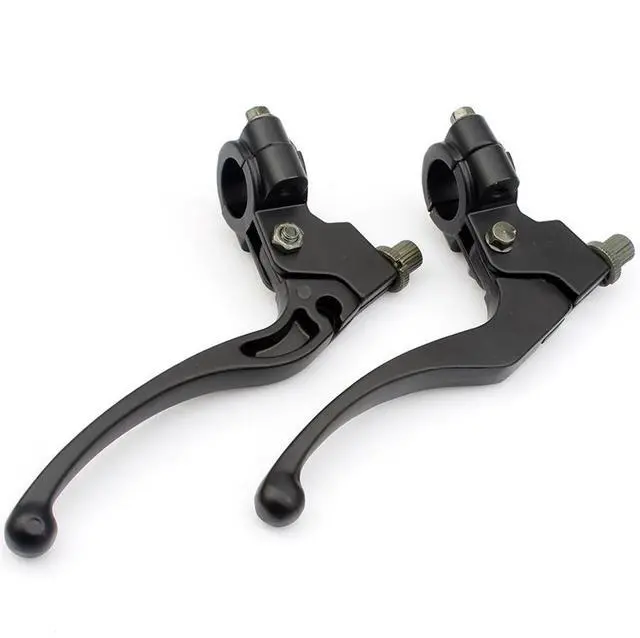 Alt view image 7 of 7 - Paiying Pair 22mm Dirt Pit ATV Bike Brake Lever Perch Clutch For Honda Suzuki USA Stock