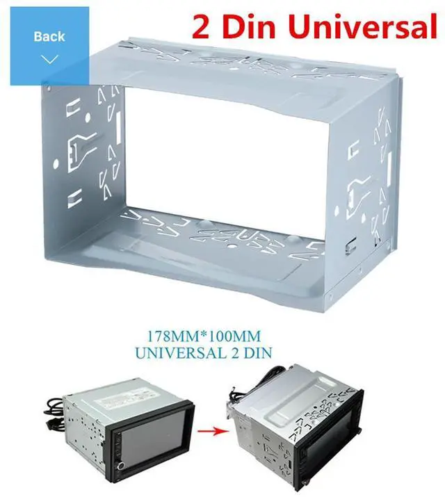 Alt view image 4 of 7 - Paiying 2Din Car In-dash Radio Frame Panel Rack Mount  for DVD Stereo Player US