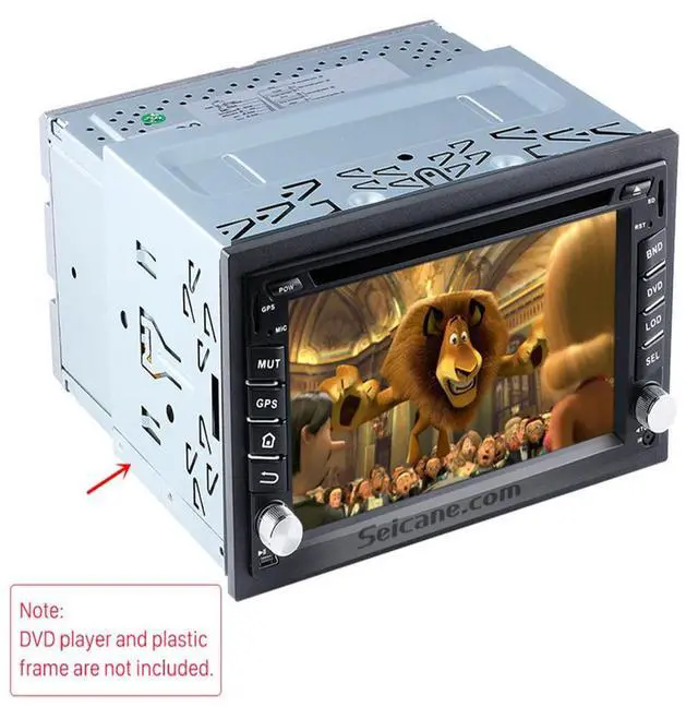 Alt view image 3 of 7 - Paiying 2Din Car In-dash Radio Frame Panel Rack Mount  for DVD Stereo Player US