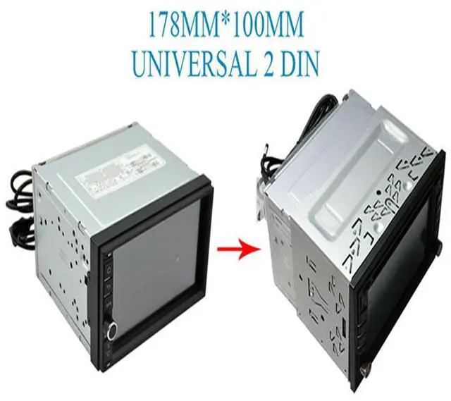 Alt view image 6 of 7 - Paiying 2Din Car In-dash Radio Frame Panel Rack Mount  for DVD Stereo Player US