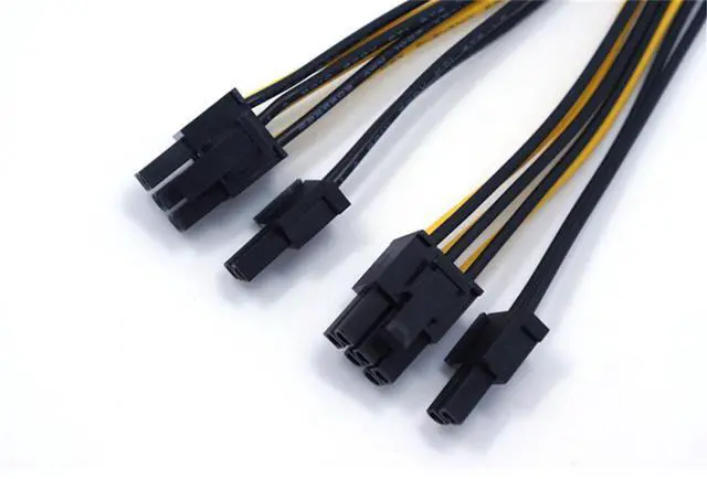 Alt view image 2 of 7 - 10 X Pcie 8 Pin Male To Dual Pci-E 6+2 Pin Female Gpu Power Cable Splitter