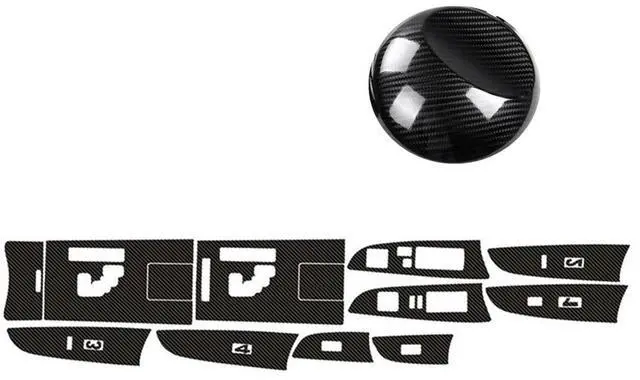 Alt view image 2 of 7 - Paiying 6Pcs 2.2m Glossy Black Red Car Side Skirts Lip Extension Panel Body Apron Kit US