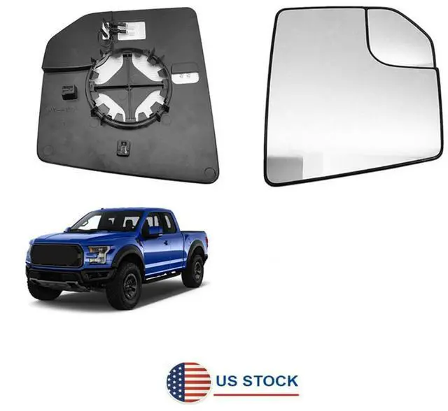 Alt view image 6 of 7 - Paiying Right Side Rear View Heated Mirror Glass FL3Z-17K707-B For F150 2015-2021
