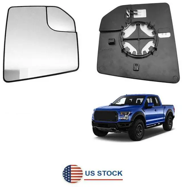 Alt view image 7 of 7 - Paiying Right Side Rear View Heated Mirror Glass FL3Z-17K707-B For F150 2015-2021
