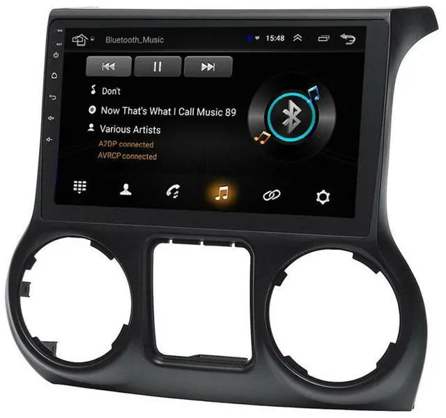 Alt view image 3 of 7 - Acaigel 10.1" Android 9.1 Car Stereo Radio GPS Wifi 1+16GB For 2015-2016 Jeep Wrangler