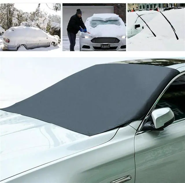 Alt view image 3 of 7 - Paiying Magnetic Car Windshield Summer Uv Rays Sunshade Snow Cover Winter Ice Frost Guard Sunshade Protector New