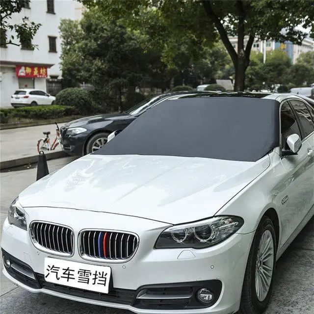 Alt view image 7 of 7 - Paiying Magnetic Car Windshield Summer Uv Rays Sunshade Snow Cover Winter Ice Frost Guard Sunshade Protector New