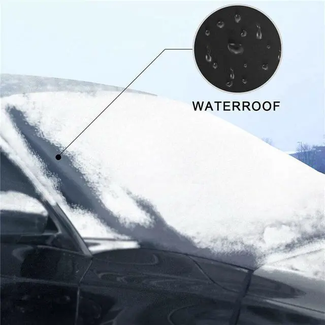Alt view image 6 of 7 - Paiying Magnetic Car Windshield Summer Uv Rays Sunshade Snow Cover Winter Ice Frost Guard Sunshade Protector New