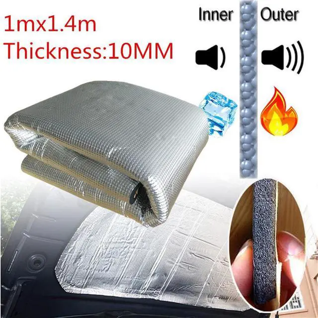 Alt view image 5 of 7 - Paiying Car Engine Firewall Mat Heat Shield Sound Insulation PE Foam 10mm Self-adhesive