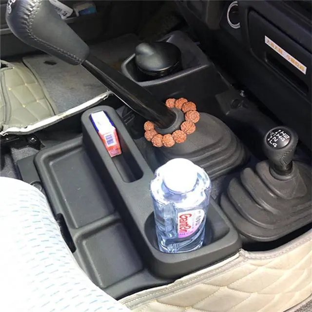 Alt view image 3 of 7 - Acaigel Center Console Box Tray Cup Holder For Toyota Land Cruiser LC70 LC71 LC76 77 79