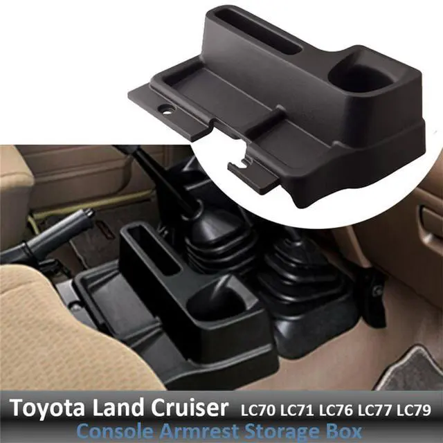 Alt view image 6 of 7 - Acaigel Center Console Box Tray Cup Holder For Toyota Land Cruiser LC70 LC71 LC76 77 79