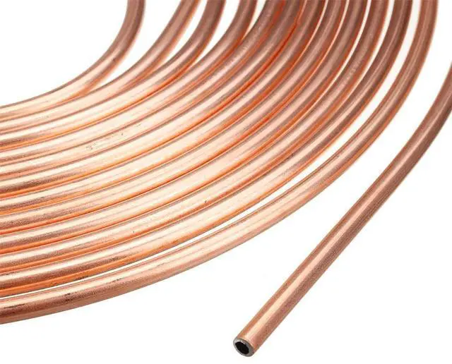 Alt view image 3 of 7 - Paiying 50 FT Car Brake Line Kit 3/16'' Fuel Oil Tube Hose Steel Copper Zinc Alloy USA