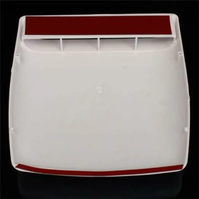 Main image of Acaigel Car Truck Hood Scoop Fake Bonnet Vent Air Intake Cover Trim White USA