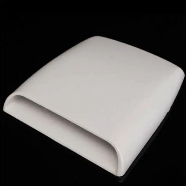 Alt view image 2 of 6 - Acaigel Car Truck Hood Scoop Fake Bonnet Vent Air Intake Cover Trim White USA