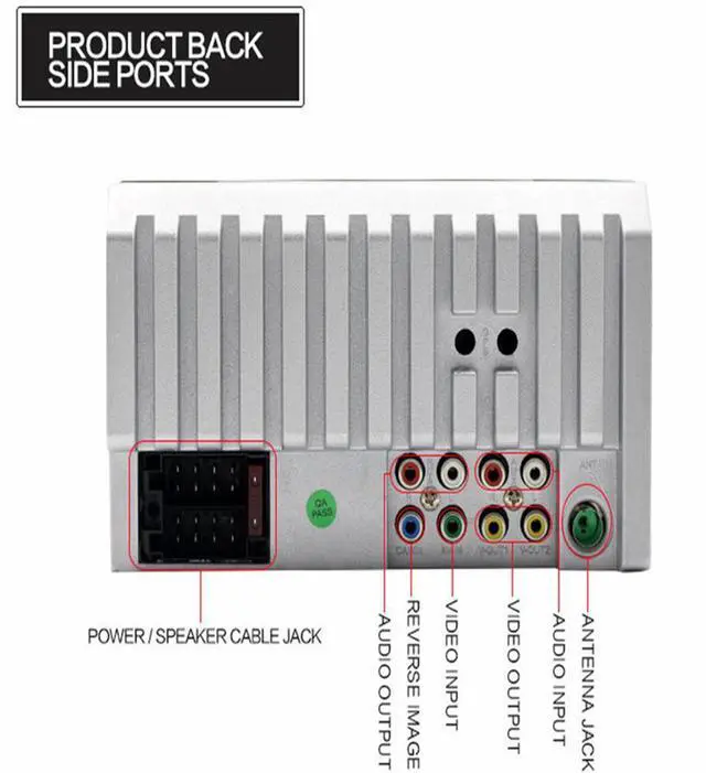Alt view image 5 of 7 - Acaigel LCD Touch Screen Player Bluetooth GPS Car Radio U Disk TF Card Player+8GMap card
