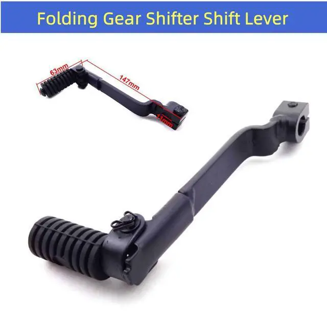 Alt view image 7 of 7 - Acaigel 1x Fold-up Gear Shifter Shift Lever Pedal For YX Lifan Dirt Pit Bike ATV Scooter