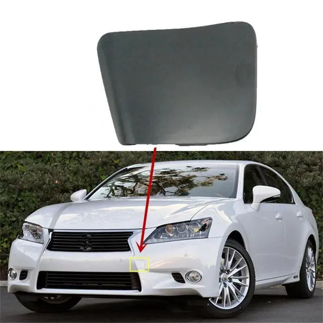 Alt view image 4 of 5 - Yingshan Front Bumper Tow Hook Cover Trailer Cap 52129-30120 For Lexus Gs250 Gs300H Gs350