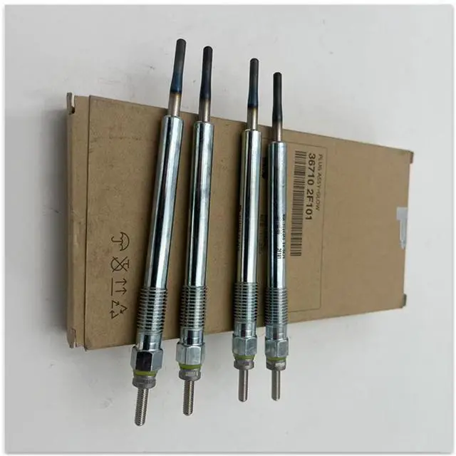 Alt view image 4 of 5 - Acaigel 4Pcs Diesel Glow Plug 36710-2F101 For Hyundai Santa Fe Tucson Ix35 2.0 L 2.2L
