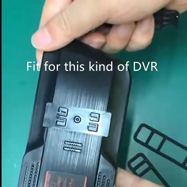 Alt view image 3 of 6 - Yingshan Dvr Backboard Decorative Cover Silicone Strap Kit Fix Car Rearview Mirror Dvr Band