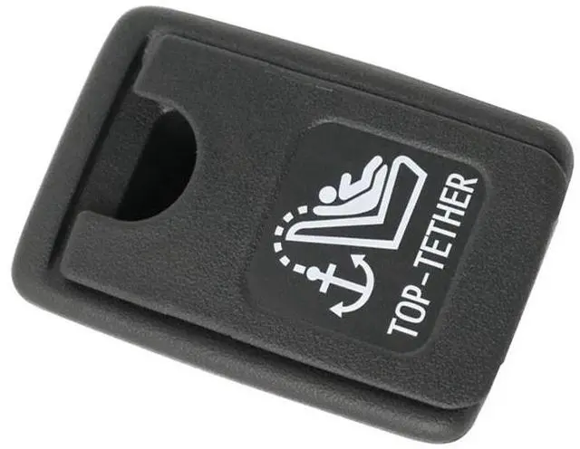 Alt view image 3 of 6 - Yingshan Rear Child Seat Safety Latch Fold Down Trim Cover Cap For Toyota Highlander 22-24