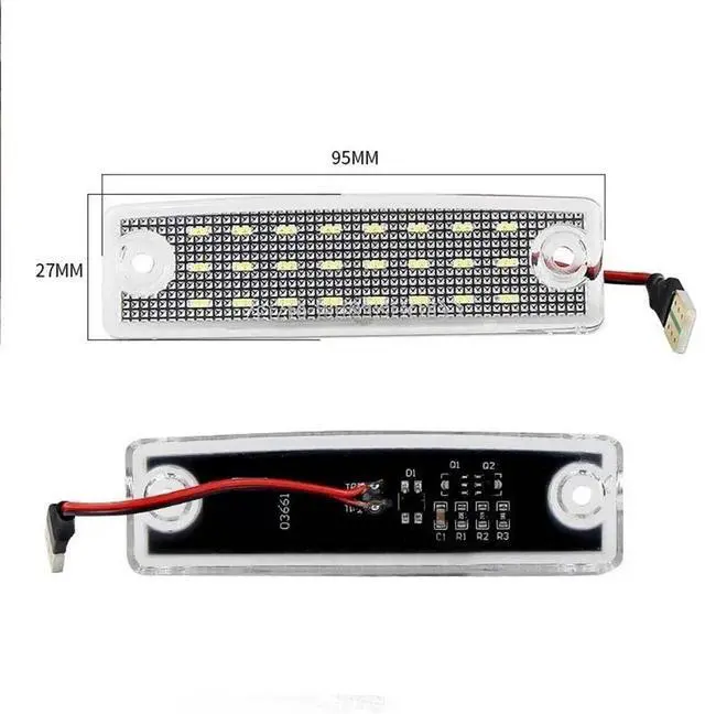 Main image of Yingshan 2X Led License Plate Light For Toyota 4Runner 1996-2022 Toyota Sequoia 2008-2019