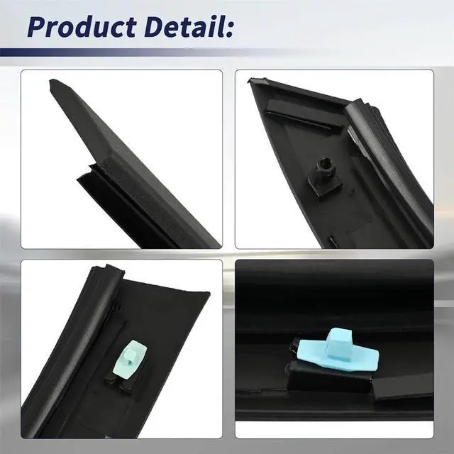 Alt view image 5 of 7 - Yingshan Right Rear Door Wheel Arch Garnish For Honda Passport 19-23 Pilot 16-22