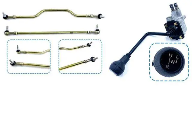 Alt view image 2 of 5 - Yingshan Shifter Assy Mounting & Shift Rod Kit Lu030363 4.6.14.0020 Fit For Linhai 260/300Cc