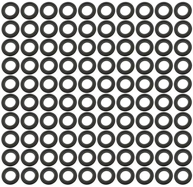 Alt view image 2 of 6 - Yingshan 100Pcs 97Jm6734Ba M14 Oil Drain Plug Gaskets For Ford