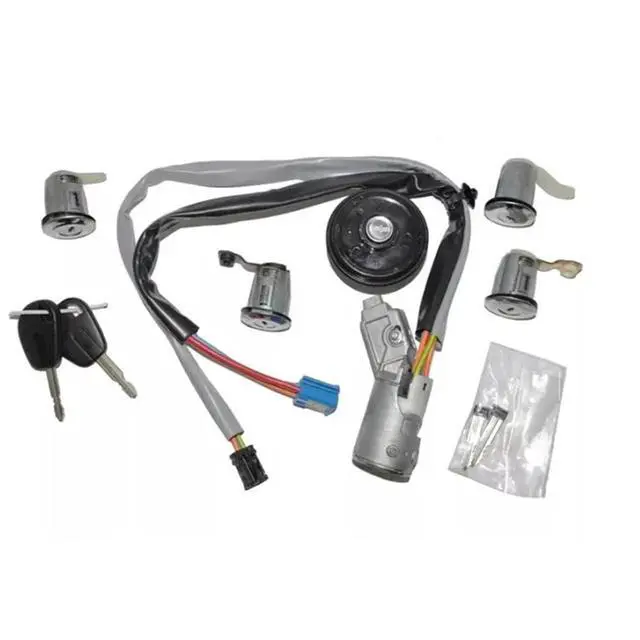 Alt view image 4 of 5 - Yingshan Car Ignition Switch Lock Cylinder Set 4162Cf For Citroen Berlingo Peugeot Partner 2002-2008