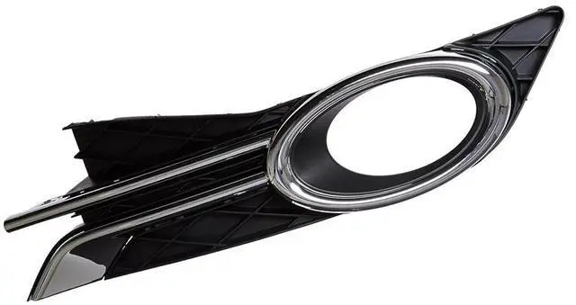 Alt view image 4 of 5 - Acaigel Front Bumper Lower Grille Right Side Fog Light Bezel For Honda 2014-2017 Odyssey