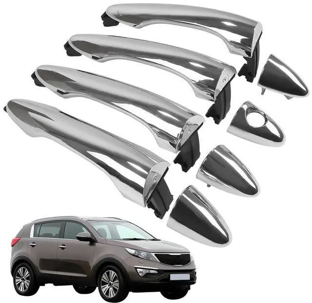 Main image of Acaigel 4Pcs Chrome Door Handle Outside Front+Rear Left+Right For Kia Sportage 2011-2016