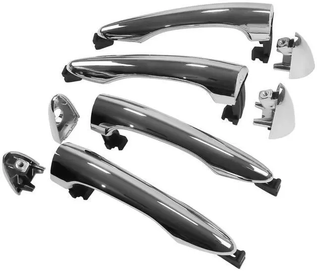 Alt view image 4 of 7 - Acaigel 4Pcs Chrome Door Handle Outside Front+Rear Left+Right For Kia Sportage 2011-2016