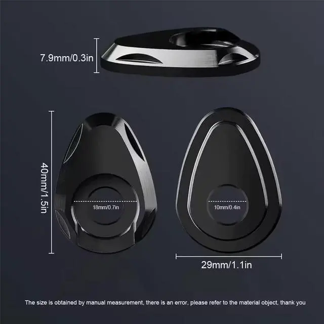 Alt view image 5 of 5 - Acaigel 4X Turn Signal Light Adapter Plate Stalk For Yamaha R1/R3 Mt07 Mt09 Yzf-R6-R1