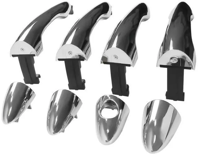 Alt view image 6 of 7 - Acaigel 4Pcs Chrome Door Handle Outside Front+Rear Left+Right For Kia Sportage 2011-2016