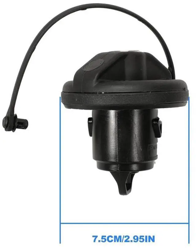 Alt view image 3 of 6 - Acaigel 71802520 Fuel Tank Cap With 2 Keys For Fiat 500 Grande Punto Evo
