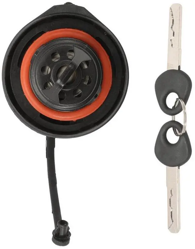 Alt view image 4 of 6 - Acaigel 71802520 Fuel Tank Cap With 2 Keys For Fiat 500 Grande Punto Evo