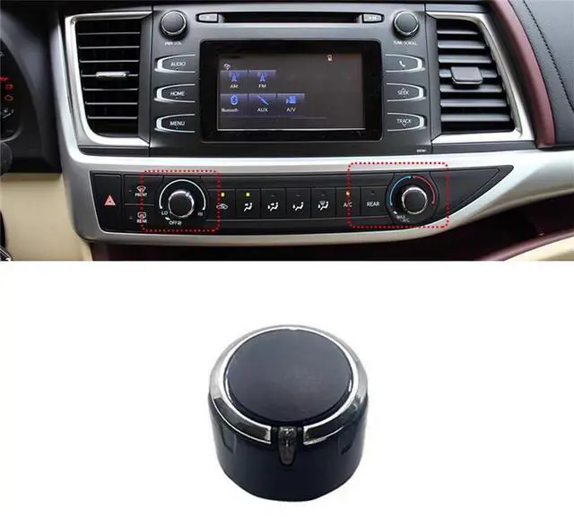 Alt view image 2 of 6 - Yingshan Car Air Conditioning Knob Control Buttons For Toyota Highlander 2015-2020