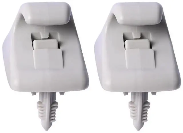 Alt view image 2 of 6 - Yingshan 2 Pcs Sun Visor Support Retainer Clip 85235-B1000 For Hyundai Elantra Sonata Kona Getz