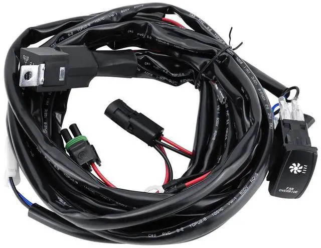 Alt view image 7 of 7 - Acaigel Cooling Fan Override Rocker Switch Kit For Utv Can Am Polaris Rzr Xp 1000 800