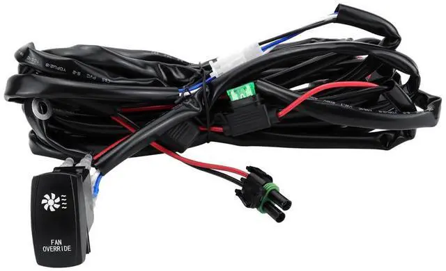 Alt view image 5 of 7 - Acaigel Cooling Fan Override Rocker Switch Kit For Utv Can Am Polaris Rzr Xp 1000 800