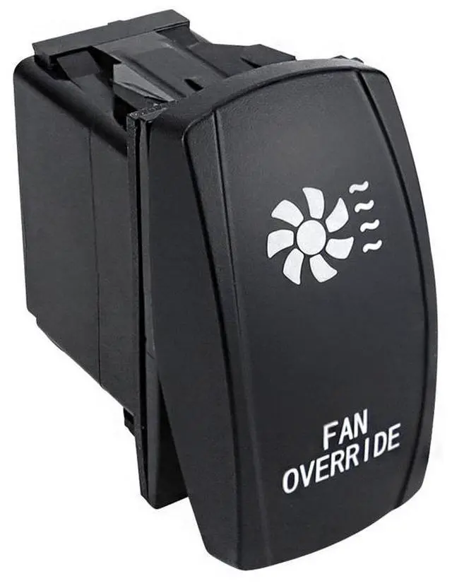 Alt view image 3 of 7 - Acaigel Cooling Fan Override Rocker Switch Kit For Utv Can Am Polaris Rzr Xp 1000 800