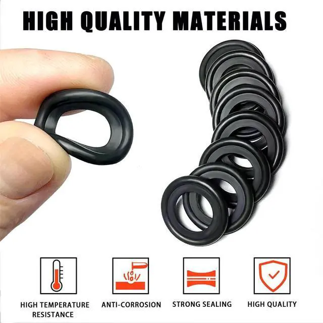 Alt view image 3 of 6 - Acaigel 50X M12 Rubber Oil Drain Plug Gasket Washer Fits For 12616850 097-119