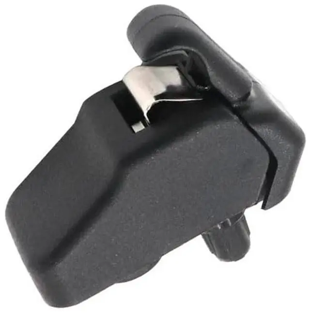 Alt view image 2 of 7 - Yingshan Black Sun Visor Clip Hook Retainer For Maserati Quattroporte Ghibli 2014-2017